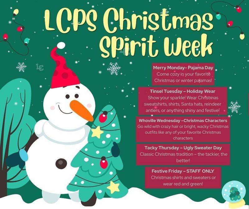 LCPS Christmas Spirit Week