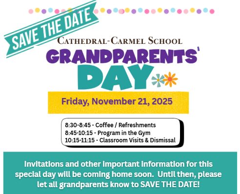 SAVE THE DATE for Grandparents' Day