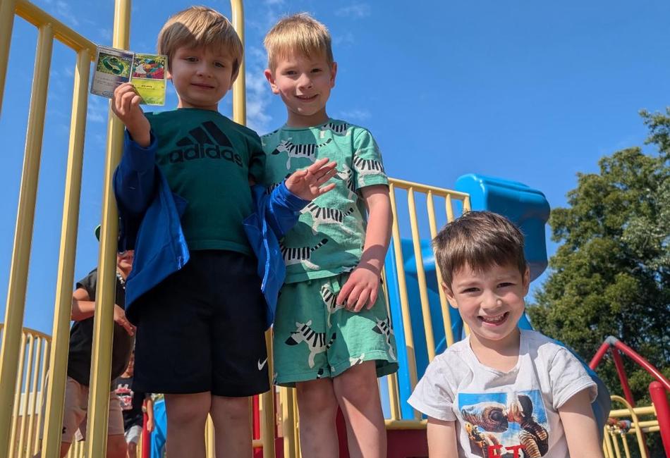 First grade recess