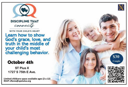 Connected Families Retreat here at St. Pius X on October 2, 3, and 4 Thumbnail Image