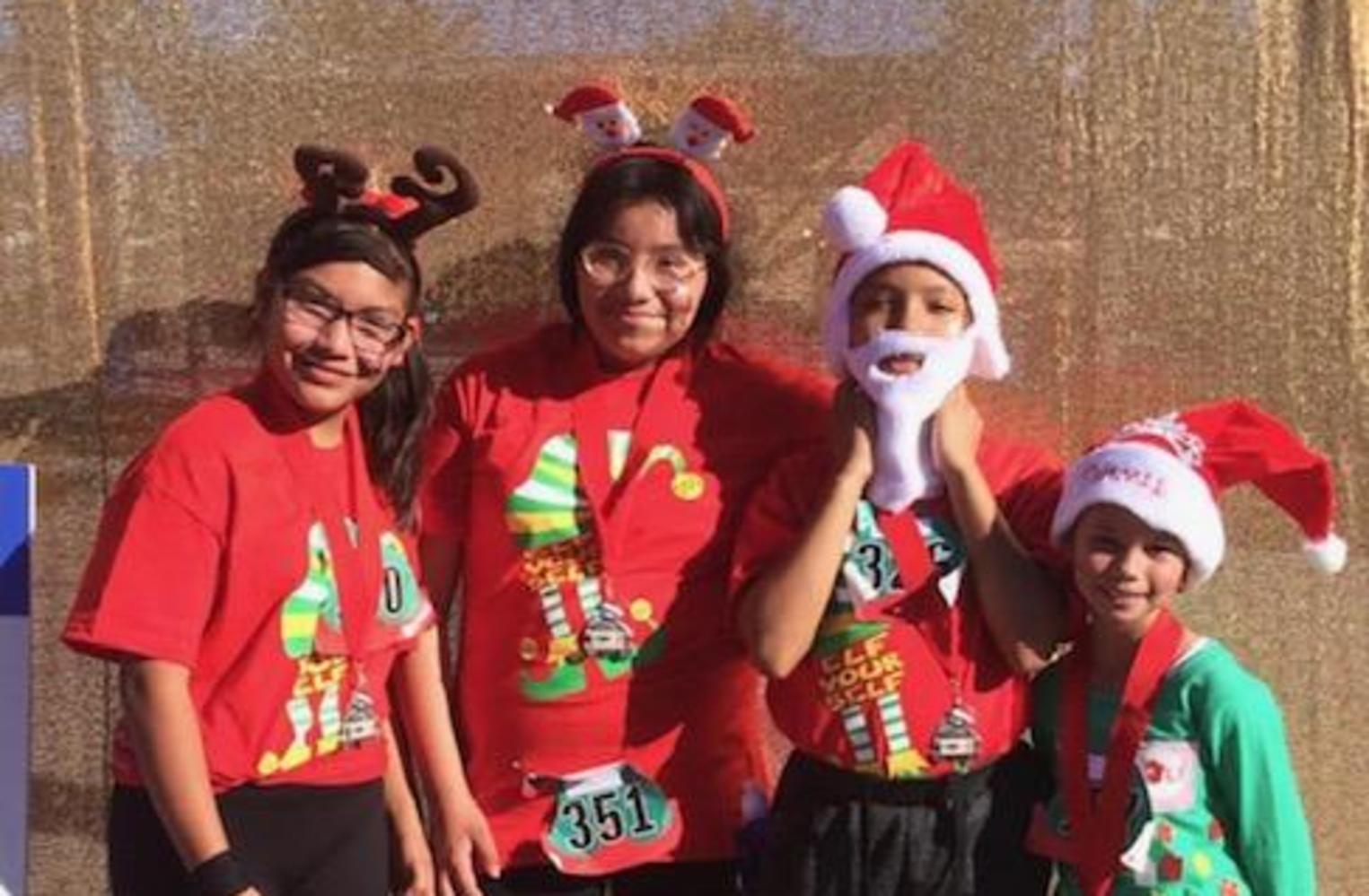 Cross Country Elf Yourself 5K - Gaby, Anaheim, Mia, & Jubilee