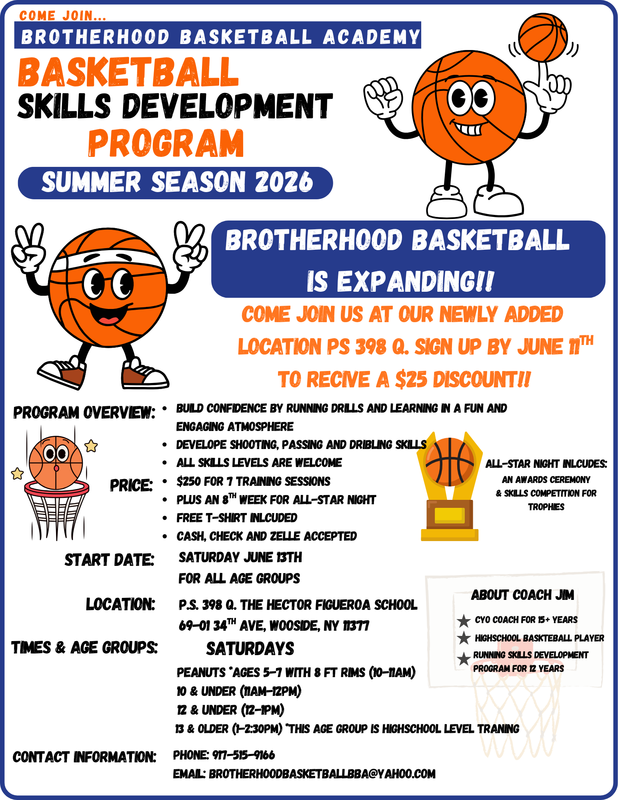 Basketball camp flyer