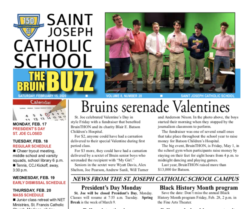 THE BRUIN BUZZ: SATURDAY, FEB. 15 Featured Photo