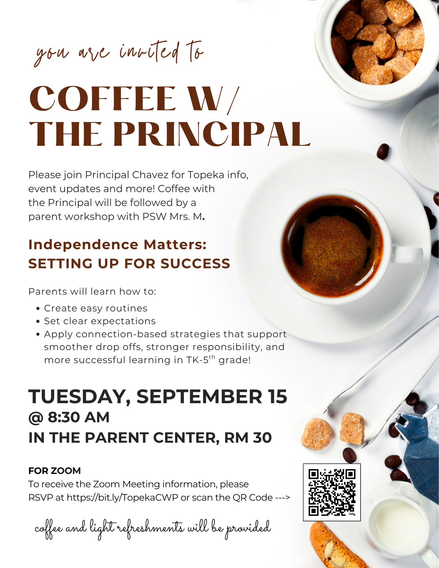 Coffee with the Principal Flyer