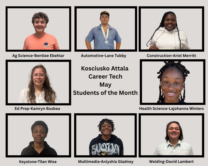 KACTC May Students of the Month