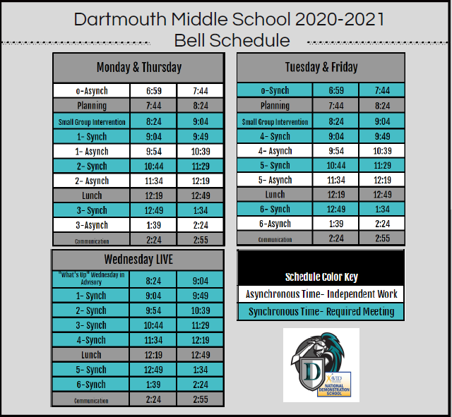 2nd Semester Bell Schedule