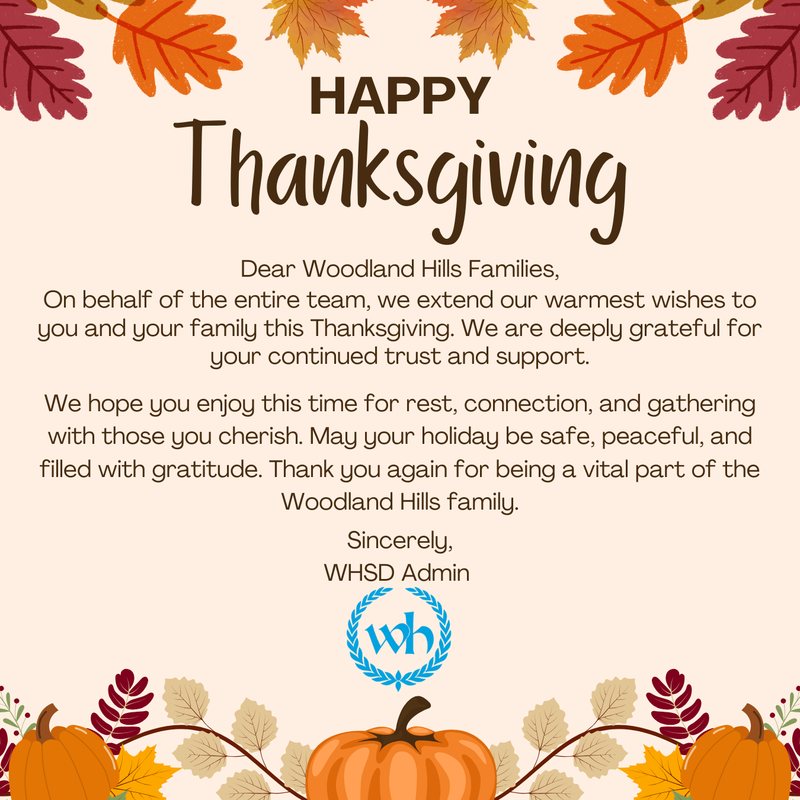 A thanksgiving message