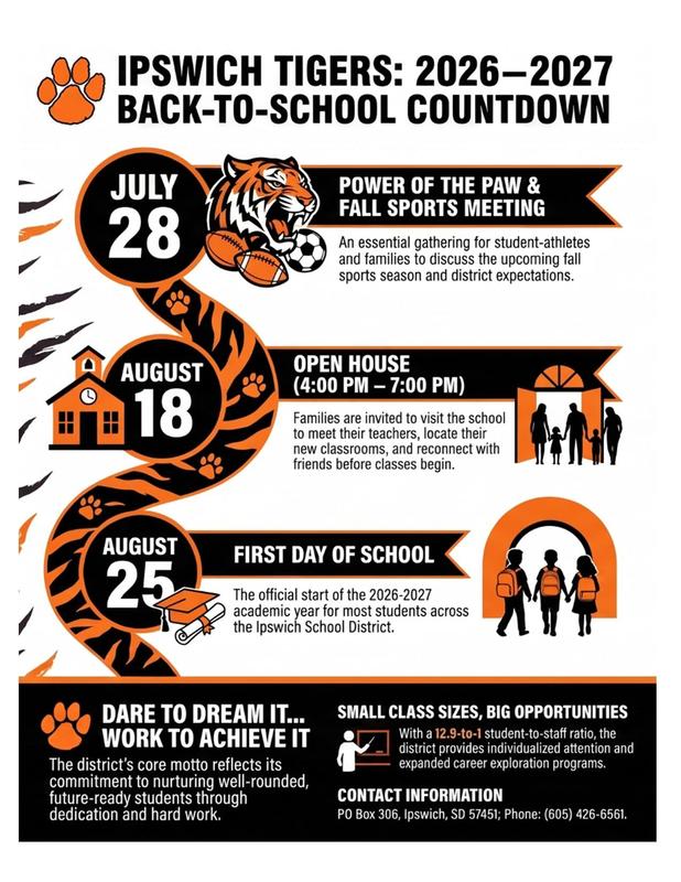 this year's information for starting school