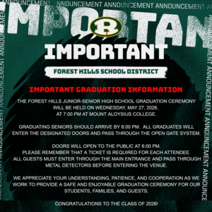 graduation information