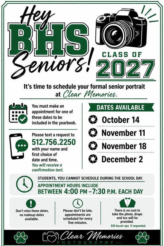 Class of 2027 Senior Portraits Featured Photo