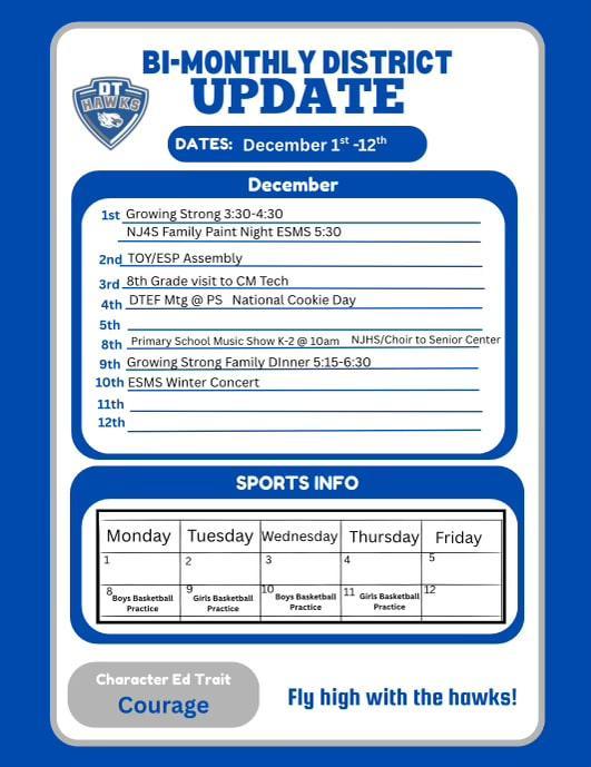 Bi-Monthly District Update