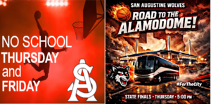 basketball no school alamodome poster