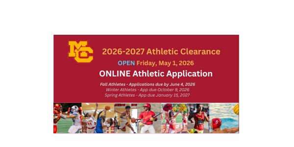 Athletic Clearance Announcement