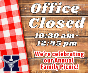 Office Closed from 10:30am-12:45pm