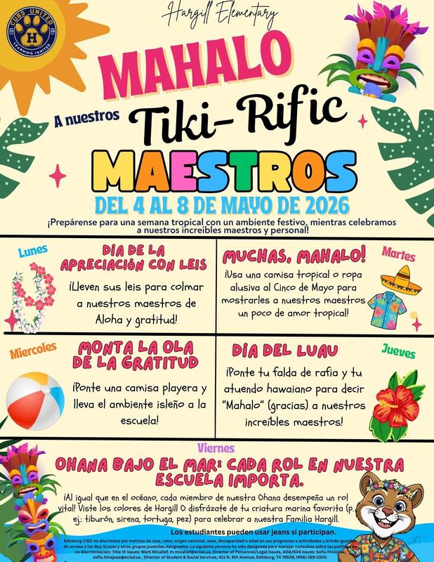 Spanish Semana de los Maestros