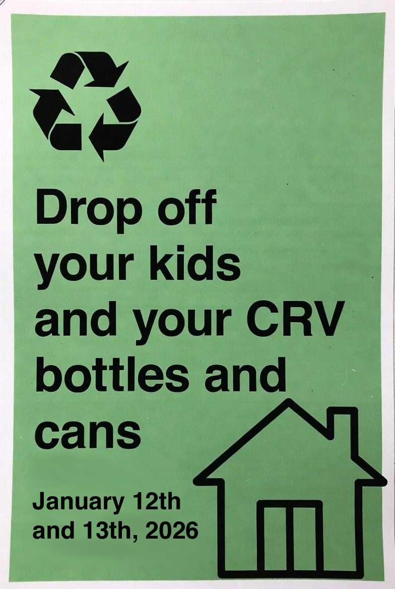 bring in your recycling JAN 12 and 13