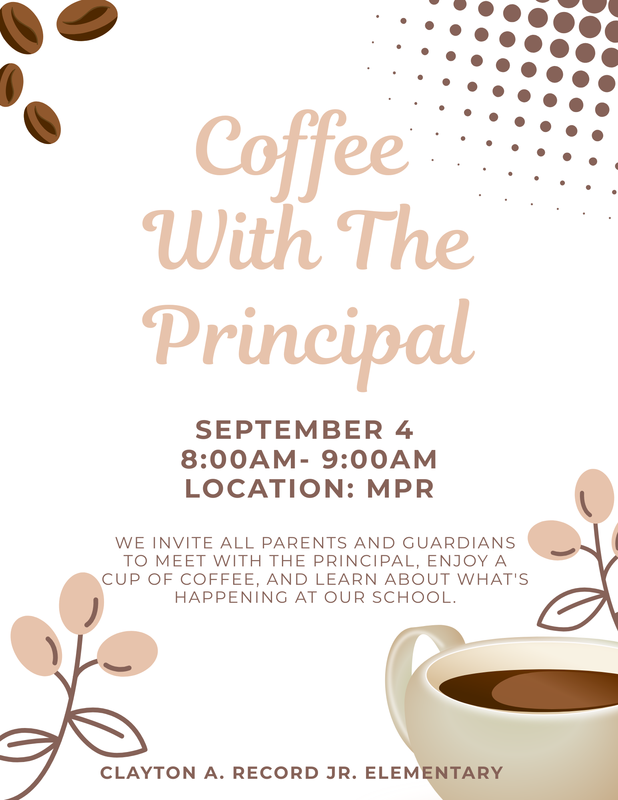 Coffee with the Principal