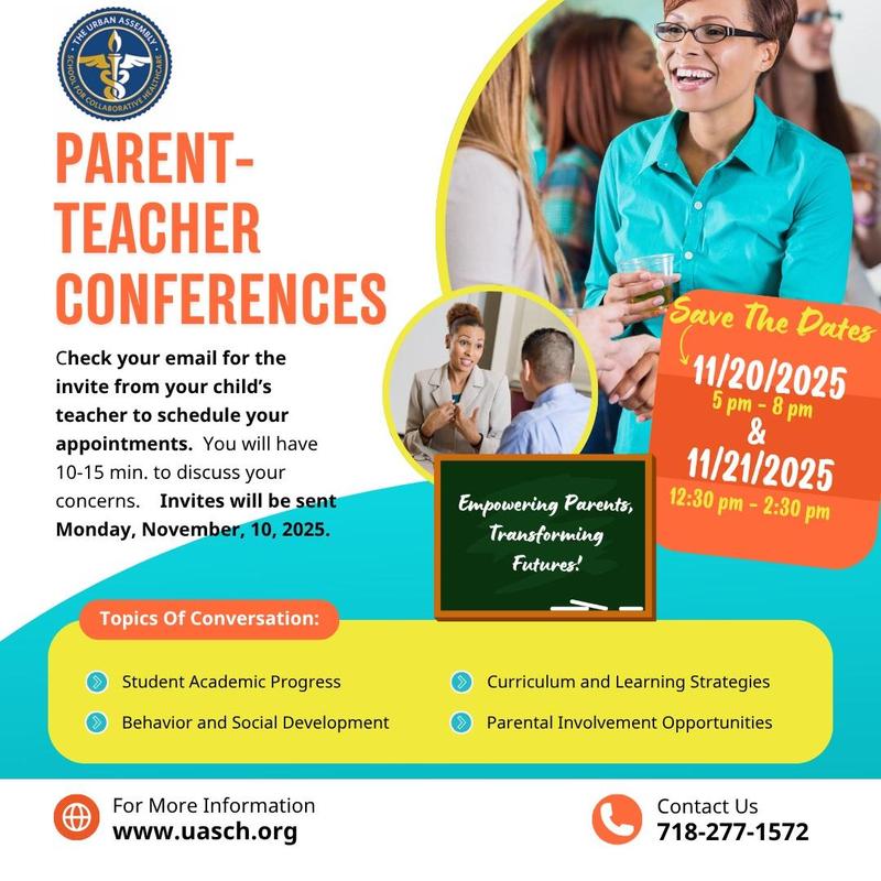 Parent Teacher Conferences November 20th & 21st