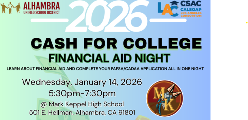 AUSD Financial Aid Night at Mark Keppel High School