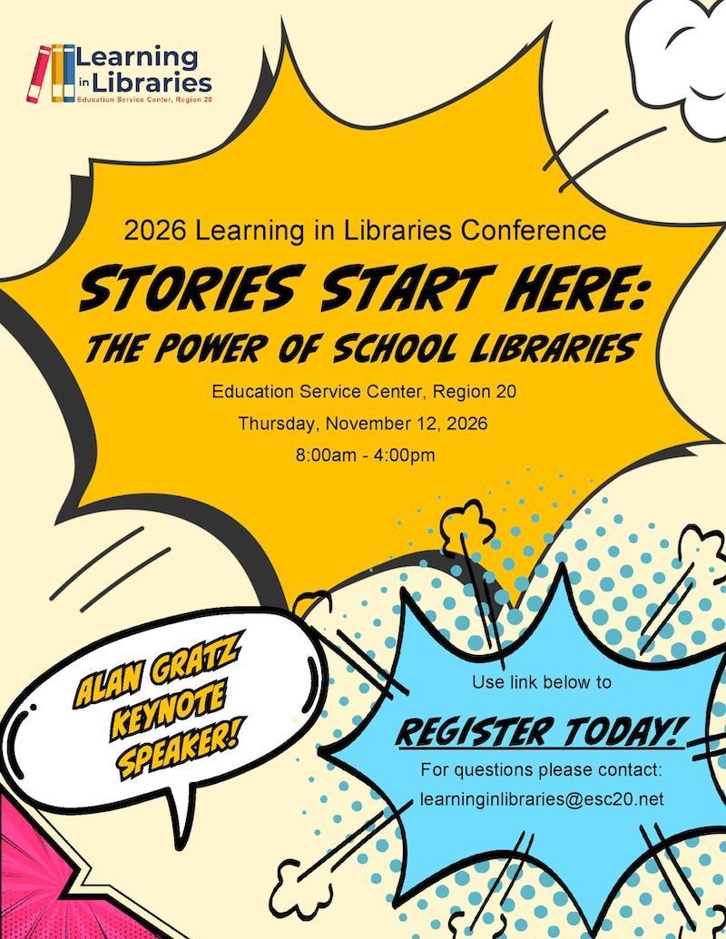 2026 Learning in Libraries Conference, November 12, Session #118000, Register today!