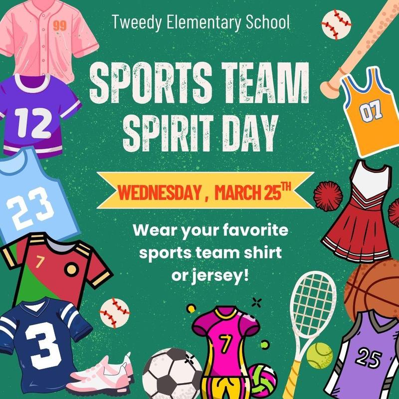 School spirit day flyer