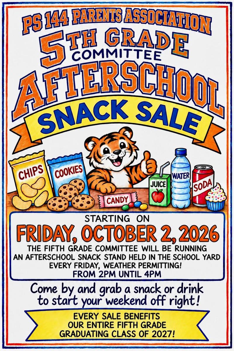 Snack Sale Flyer