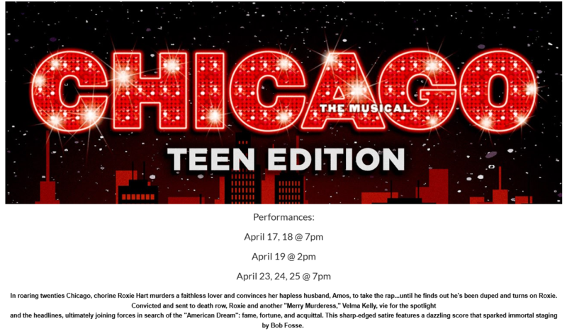 You're Invited to attend MHHS Spring Musical "Chicago: Teen Edition" Featured Photo