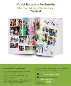 Yearbook Purchase Flyer