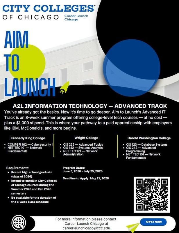 advance IT track flyer