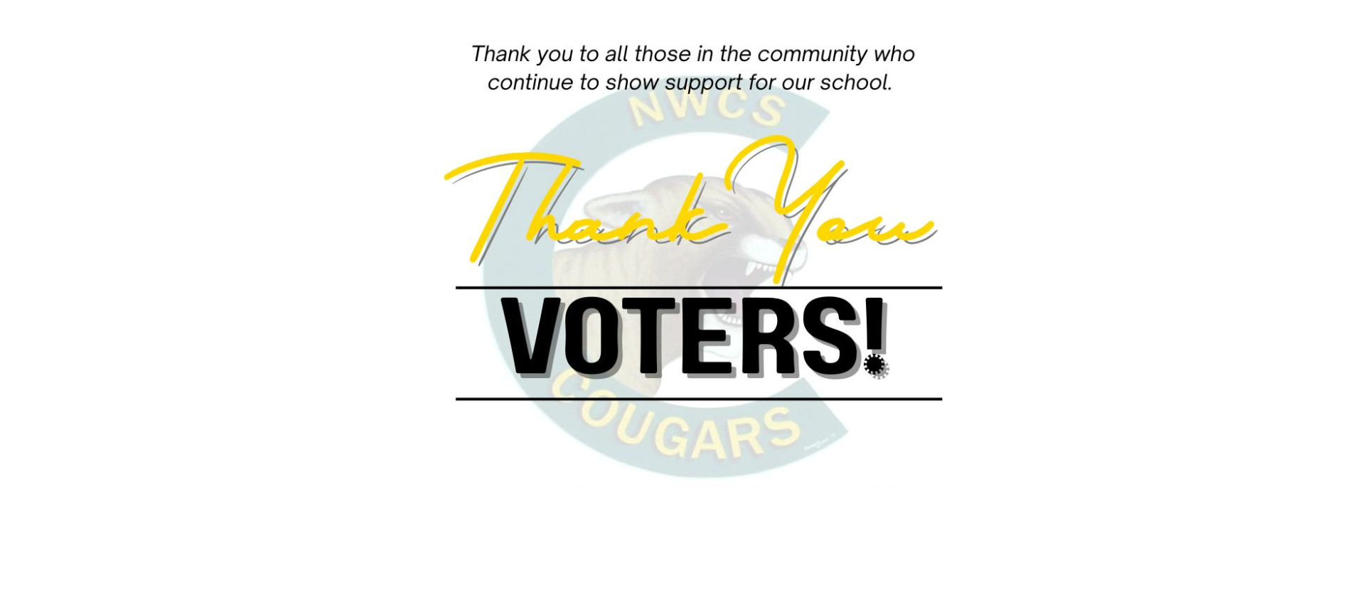 Thank you to our North Warren Voters