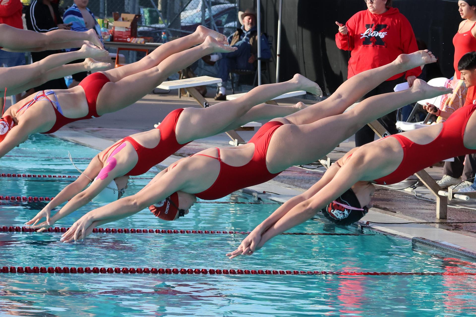 Casey Blehm swimming