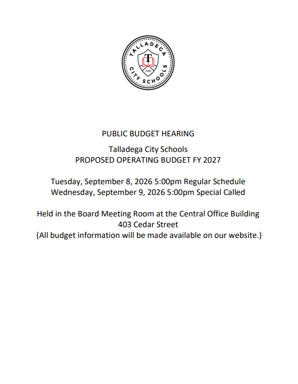 Public Budget Hearing Featured Photo