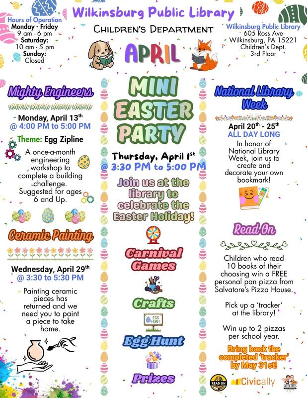 Children’s Calendar April 2026 – FRONT