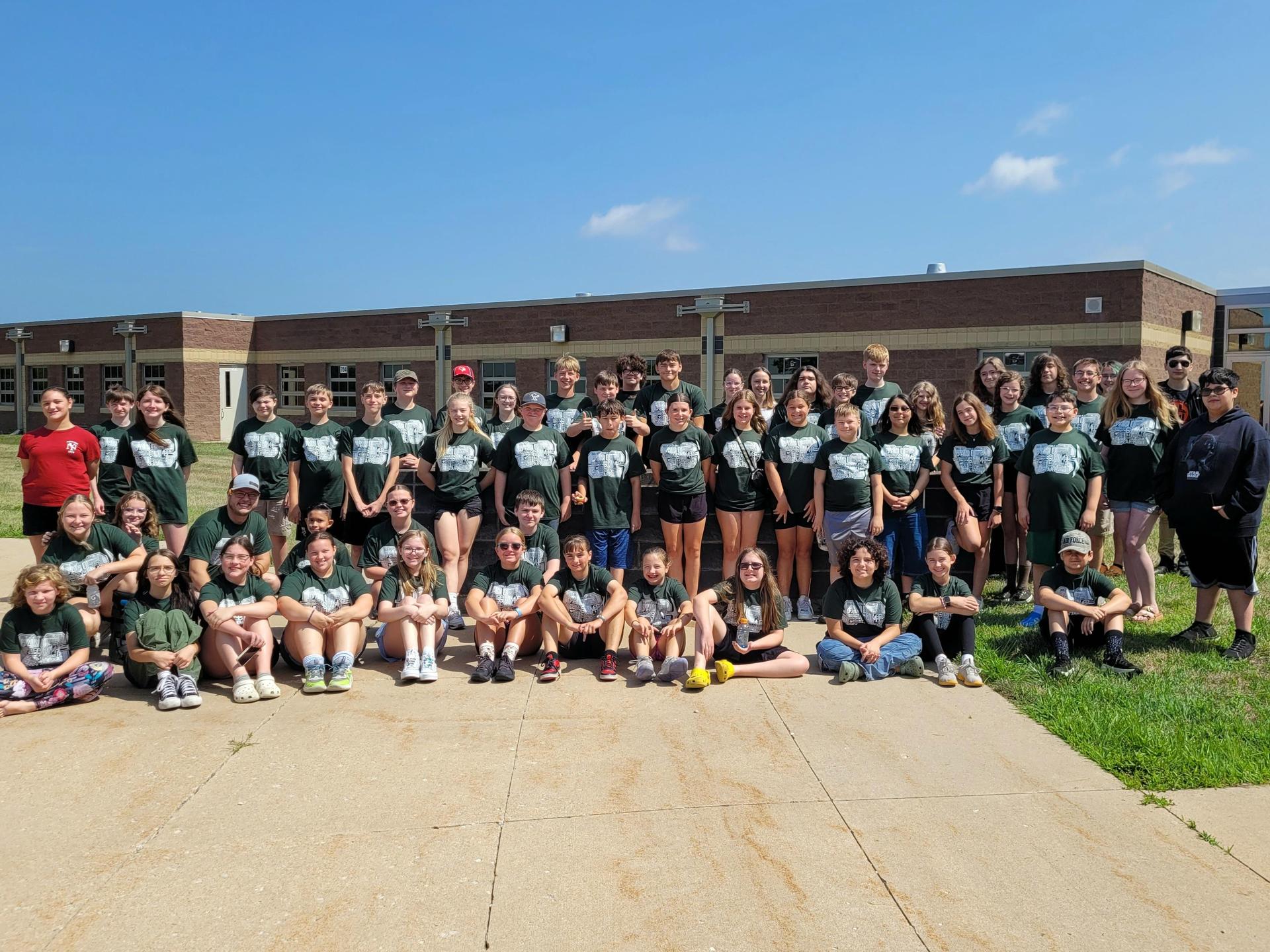 Summer Band Camp Group Photo