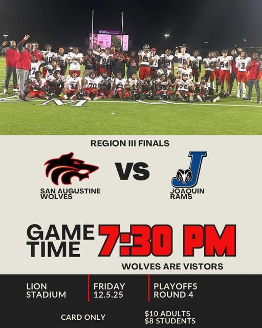 Wolves vs Rams Playoff Game Poster