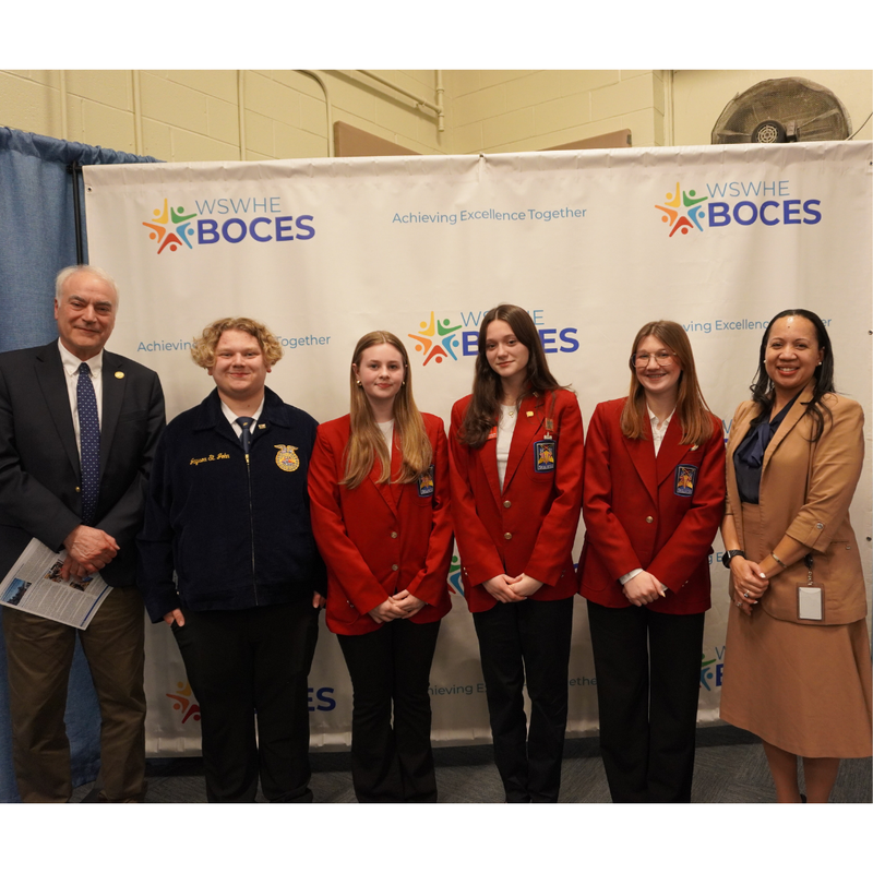 Regent, 4 students and district superintendent