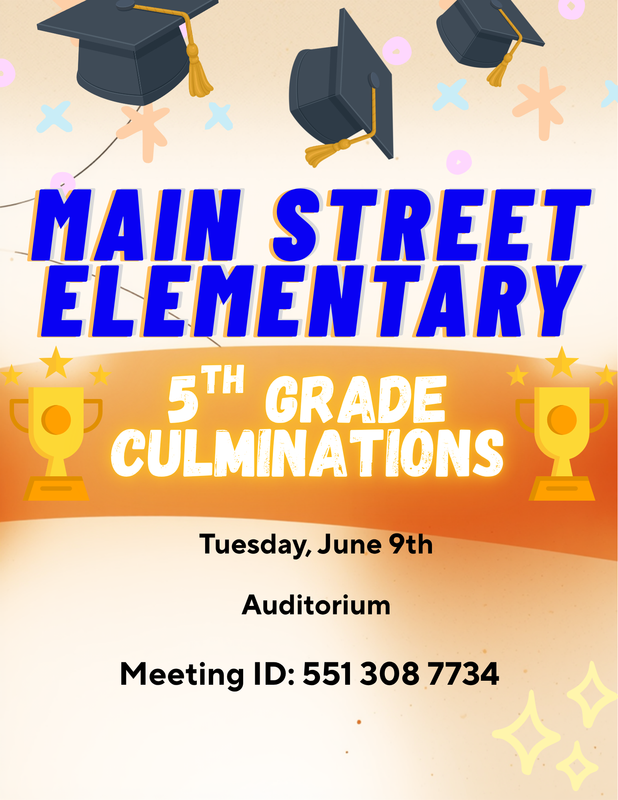 5th grade culminations flyer