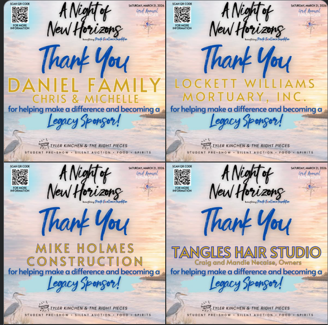 A huge THANK YOU to additional LEGACY SPONSORS!