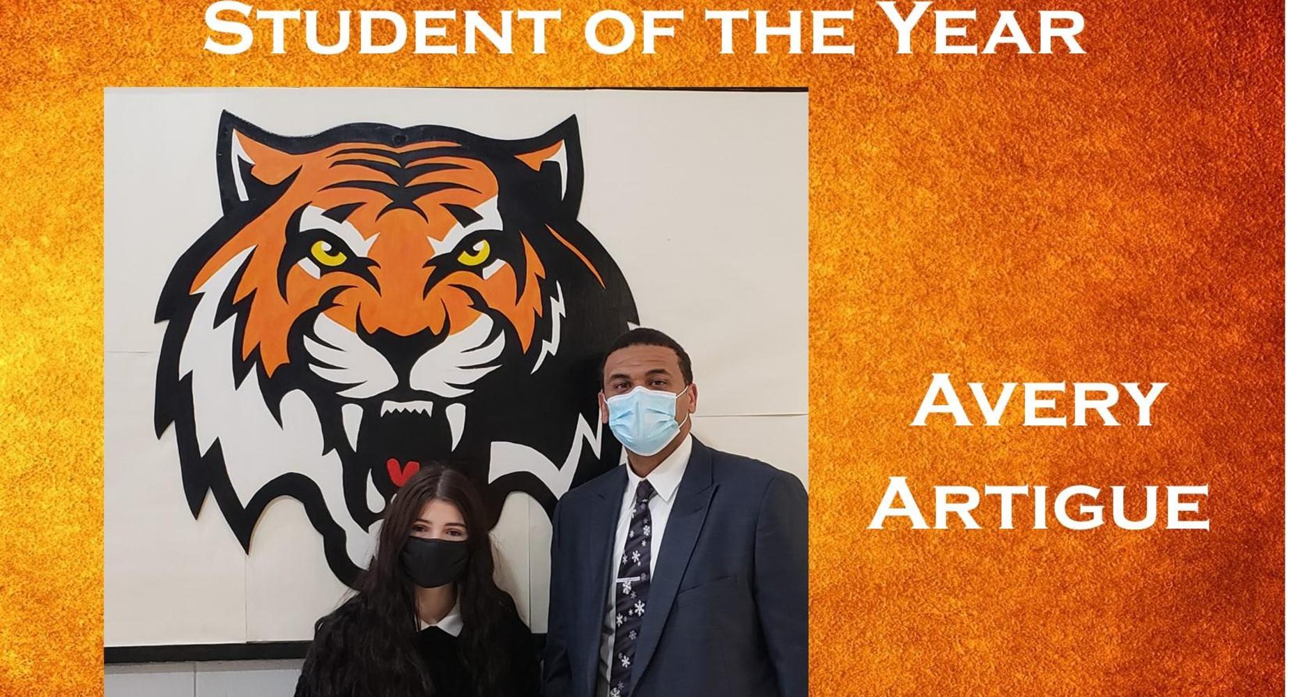 Student of the Year Avery Artigue