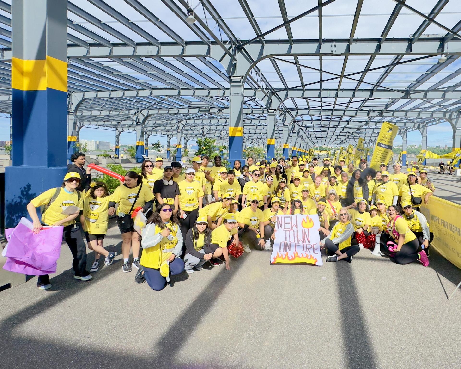 Newtown CARES Team at the 2025 Teen Race of Hope.