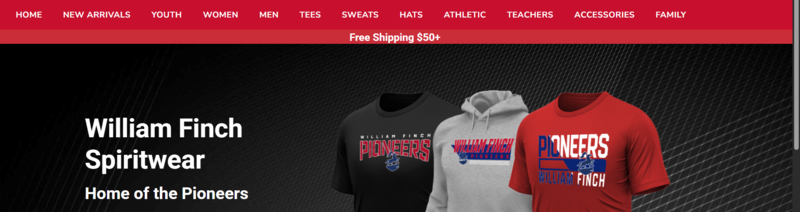 William Finch Spirit Wear