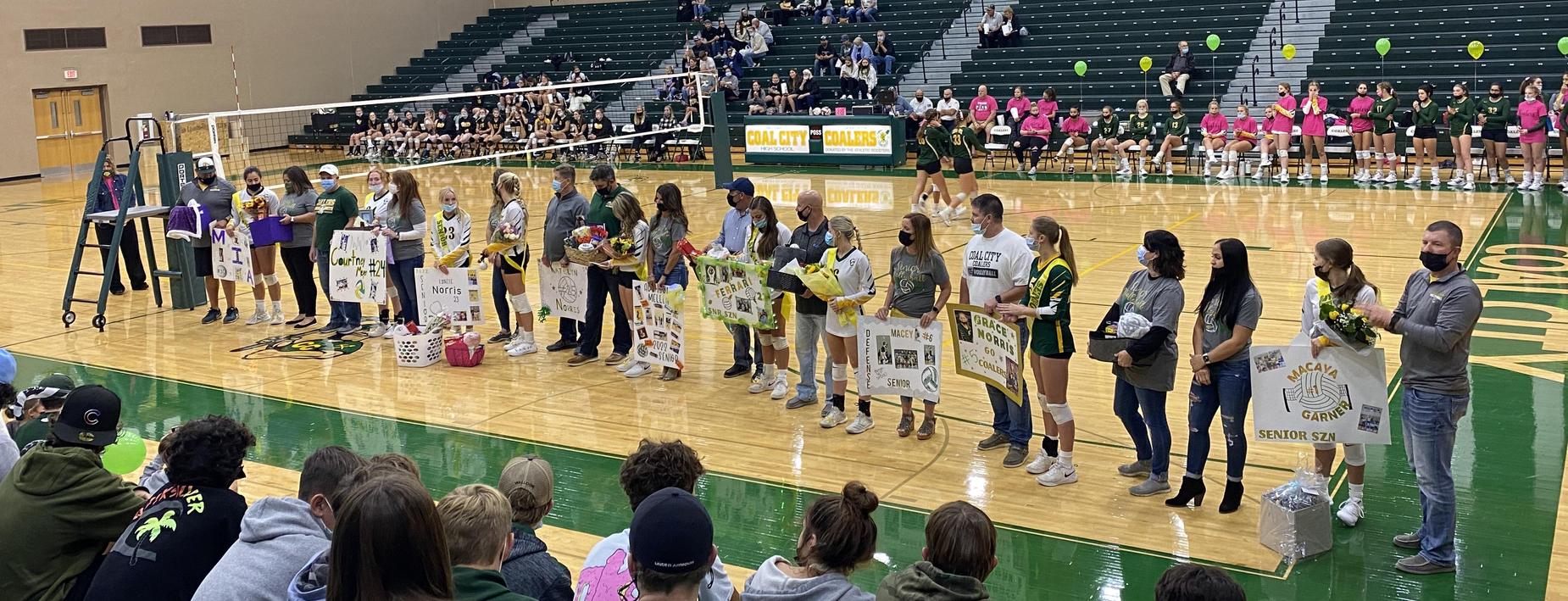 Volleyball senior night