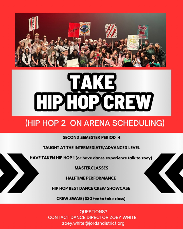 Hip Hop Crew Open 2nd Semester