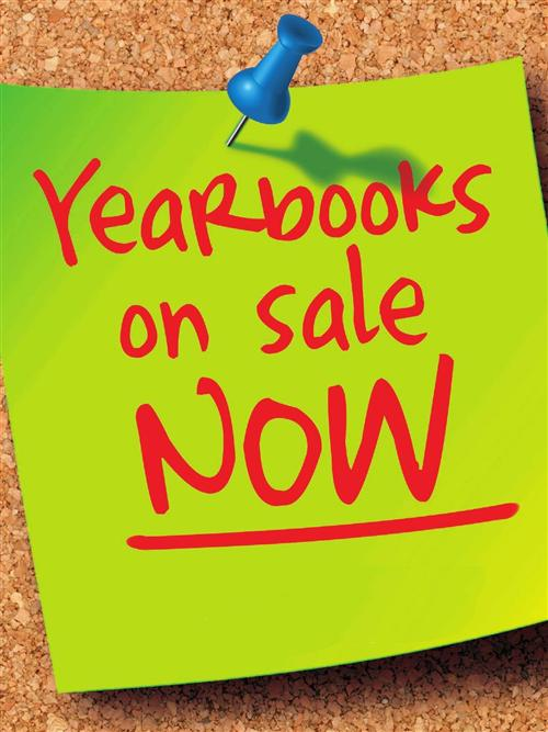 Yearbooks on sale NOW