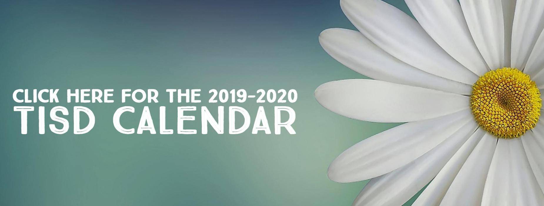 2019-2020 Calendar