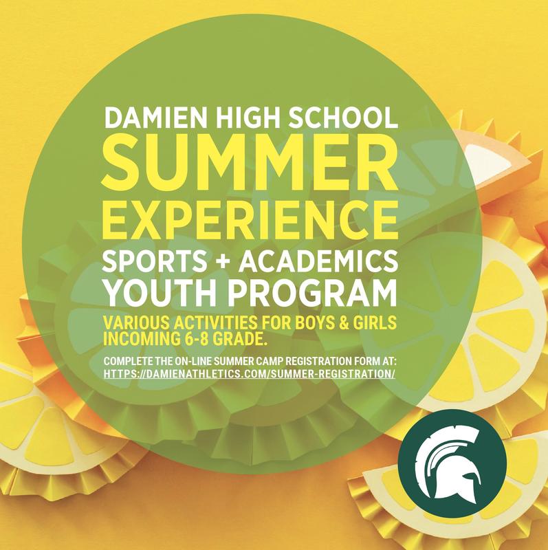 Damien Summer Experience Registration Now Open! Featured Photo