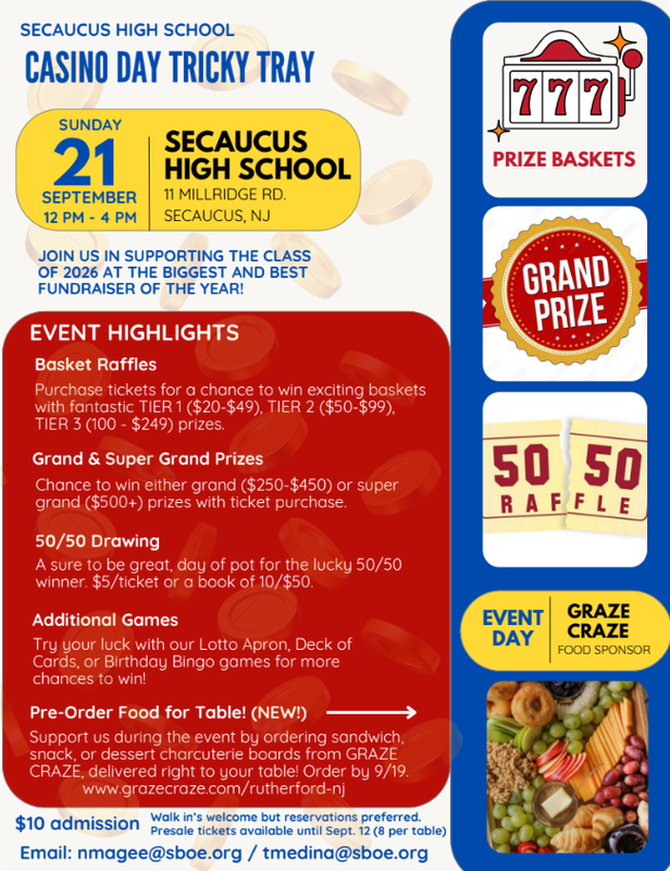 Senior Class Tricky Tray