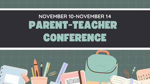 Parent Teacher Conference Education Presentation in Green and White Simple Illustrative Style.png