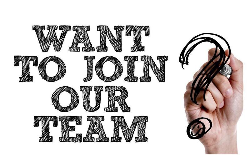 Want to Join Our Team? text