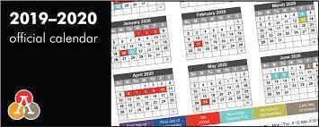 2019-20 School Year Calendar